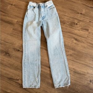 Abercrombie & Fitch Light Wash Straight Leg Jeans